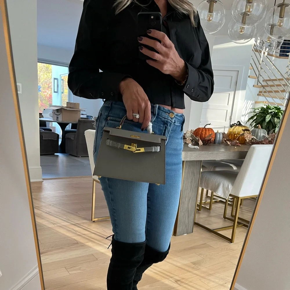 Elegant Cream mini Handbag - Picture 6 of 7